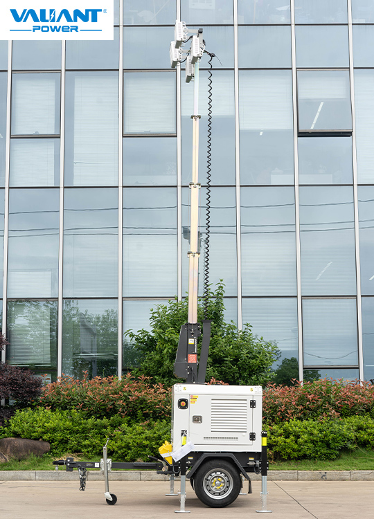 diesel lighting tower trailer