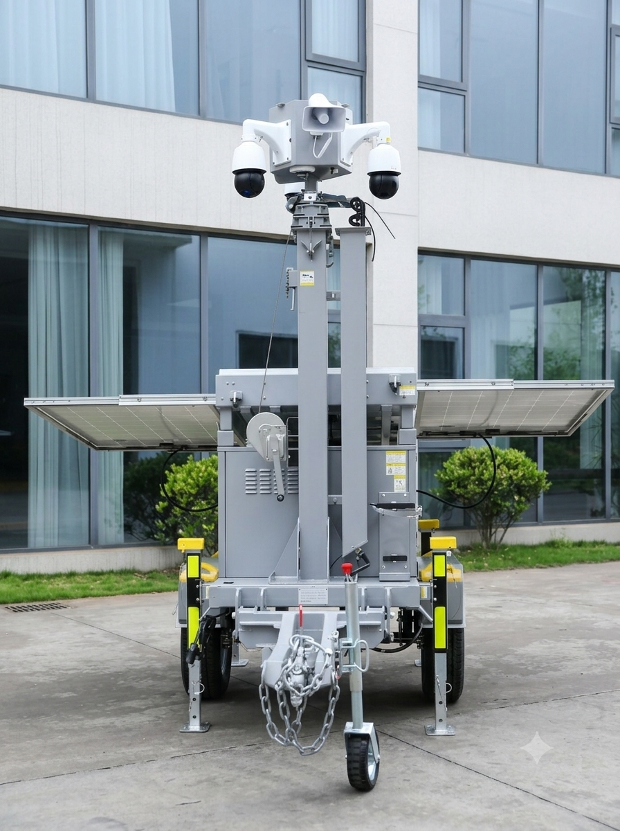 mobile security camera trailer VTS3P MINI-M