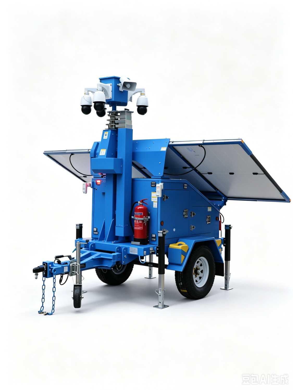 mobile surveillance trailers VTS3P-M